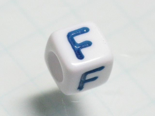 TOKO-BEADS P012-2-F Alphabet (F) 6mm P012-2-F アルファベット（F） 6mm Asian bead & African bead  Handmade,Lampeork,bead,asia,india,ethnic,parts,accessory,beads とんぼ玉,ビーズ,トンボ玉,アジア,インド,エスニック,手作り,パーツ,アクセサリー