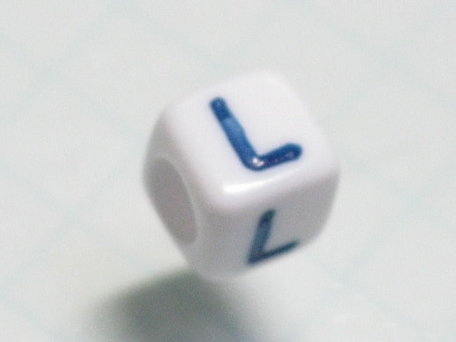 TOKO-BEADS P012-2-L Alphabet (L) 6mm P012-2-L アルファベット（L） 6mm Asian bead & African bead  Handmade,Lampeork,bead,asia,india,ethnic,parts,accessory,beads とんぼ玉,ビーズ,トンボ玉,アジア,インド,エスニック,手作り,パーツ,アクセサリー