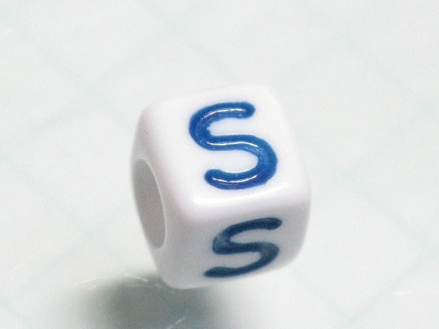 TOKO-BEADS P012-2-S Alphabet (S) 6mm P012-2-S アルファベット（S） 6mm Asian bead & African bead  Handmade,Lampeork,bead,asia,india,ethnic,parts,accessory,beads とんぼ玉,ビーズ,トンボ玉,アジア,インド,エスニック,手作り,パーツ,アクセサリー