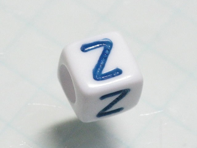 TOKO-BEADS P012-2-Z Alphabet (Z) 6mm P012-2-Z アルファベット（Z） 6mm Asian bead & African bead  Handmade,Lampeork,bead,asia,india,ethnic,parts,accessory,beads とんぼ玉,ビーズ,トンボ玉,アジア,インド,エスニック,手作り,パーツ,アクセサリー