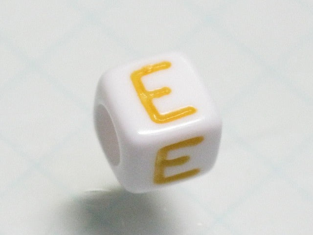 TOKO-BEADS P012-3-E Alphabet (E) 6mm P012-3-E アルファベット（E） 6mm Asian bead & African bead  Handmade,Lampeork,bead,asia,india,ethnic,parts,accessory,beads とんぼ玉,ビーズ,トンボ玉,アジア,インド,エスニック,手作り,パーツ,アクセサリー
