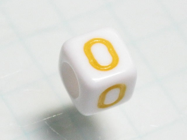 TOKO-BEADS P012-3-O Alphabet (O) 6mm P012-3-O アルファベット（O） 6mm Asian bead & African bead  Handmade,Lampeork,bead,asia,india,ethnic,parts,accessory,beads とんぼ玉,ビーズ,トンボ玉,アジア,インド,エスニック,手作り,パーツ,アクセサリー