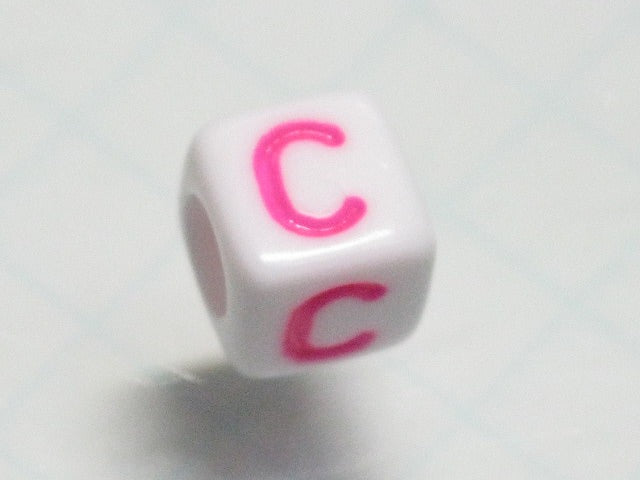 TOKO-BEADS P012-4-C Alphabet (C) 6mm P012-4-C アルファベット（C） 6mm Asian bead & African bead  Handmade,Lampeork,bead,asia,india,ethnic,parts,accessory,beads とんぼ玉,ビーズ,トンボ玉,アジア,インド,エスニック,手作り,パーツ,アクセサリー
