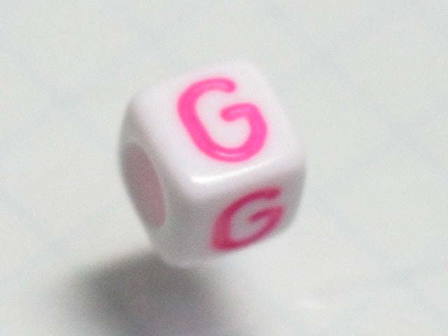 TOKO-BEADS P012-4-G Alphabet (G) 6mm P012-4-G アルファベット（G） 6mm Asian bead & African bead  Handmade,Lampeork,bead,asia,india,ethnic,parts,accessory,beads とんぼ玉,ビーズ,トンボ玉,アジア,インド,エスニック,手作り,パーツ,アクセサリー