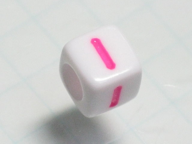 TOKO-BEADS P012-4-I Alphabet (I) 6mm P012-4-I アルファベット（I） 6mm Asian bead & African bead  Handmade,Lampeork,bead,asia,india,ethnic,parts,accessory,beads とんぼ玉,ビーズ,トンボ玉,アジア,インド,エスニック,手作り,パーツ,アクセサリー