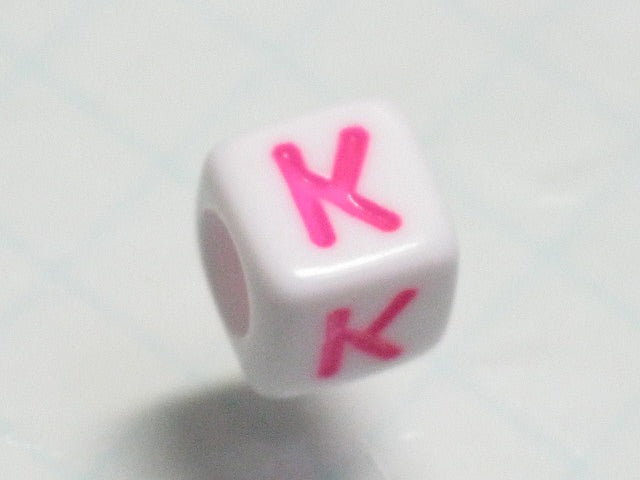 TOKO-BEADS P012-4-K Alphabet (K) 6mm P012-4-K アルファベット（K） 6mm Asian bead & African bead  Handmade,Lampeork,bead,asia,india,ethnic,parts,accessory,beads とんぼ玉,ビーズ,トンボ玉,アジア,インド,エスニック,手作り,パーツ,アクセサリー