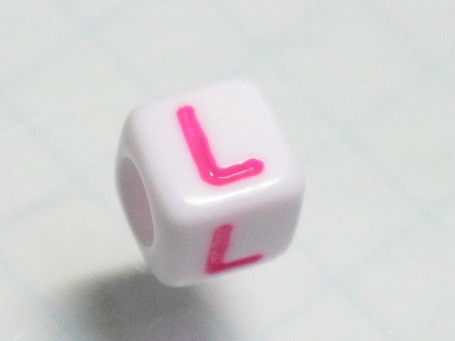 TOKO-BEADS P012-4-L Alphabet (L) 6mm P012-4-L アルファベット（L） 6mm Asian bead & African bead  Handmade,Lampeork,bead,asia,india,ethnic,parts,accessory,beads とんぼ玉,ビーズ,トンボ玉,アジア,インド,エスニック,手作り,パーツ,アクセサリー