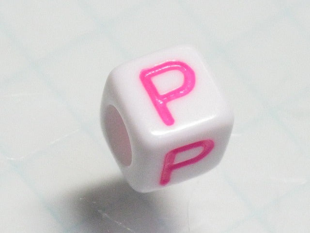 TOKO-BEADS P012-4-P Alphabet (P) 6mm P012-4-P アルファベット（P） 6mm Asian bead & African bead  Handmade,Lampeork,bead,asia,india,ethnic,parts,accessory,beads とんぼ玉,ビーズ,トンボ玉,アジア,インド,エスニック,手作り,パーツ,アクセサリー