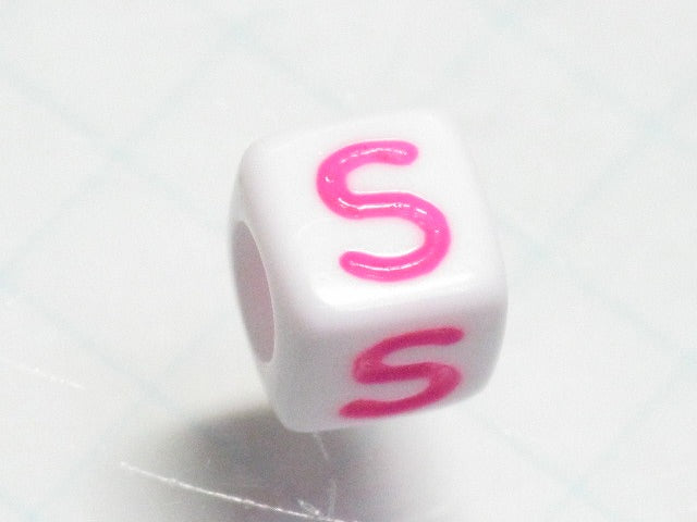 TOKO-BEADS P012-4-S Alphabet (S) 6mm P012-4-S アルファベット（S） 6mm Asian bead & African bead  Handmade,Lampeork,bead,asia,india,ethnic,parts,accessory,beads とんぼ玉,ビーズ,トンボ玉,アジア,インド,エスニック,手作り,パーツ,アクセサリー