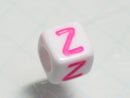 TOKO-BEADS P012-4-Z Alphabet (Z) 6mm P012-4-Z アルファベット（Z） 6mm Asian bead & African bead  Handmade,Lampeork,bead,asia,india,ethnic,parts,accessory,beads とんぼ玉,ビーズ,トンボ玉,アジア,インド,エスニック,手作り,パーツ,アクセサリー