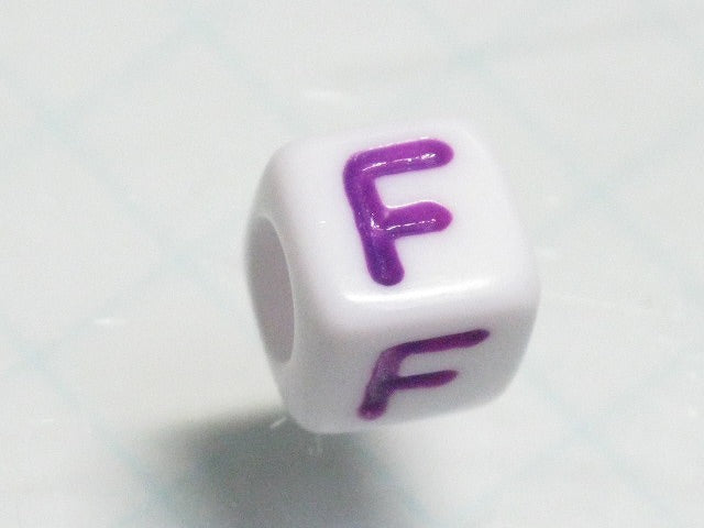 TOKO-BEADS P012-5-F Alphabet (F) 6mm P012-5-F アルファベット（F） 6mm Asian bead & African bead  Handmade,Lampeork,bead,asia,india,ethnic,parts,accessory,beads とんぼ玉,ビーズ,トンボ玉,アジア,インド,エスニック,手作り,パーツ,アクセサリー