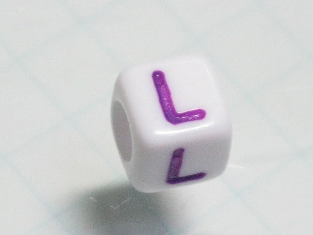 TOKO-BEADS P012-5-L Alphabet (L) 6mm P012-5-L アルファベット（L） 6mm Asian bead & African bead  Handmade,Lampeork,bead,asia,india,ethnic,parts,accessory,beads とんぼ玉,ビーズ,トンボ玉,アジア,インド,エスニック,手作り,パーツ,アクセサリー