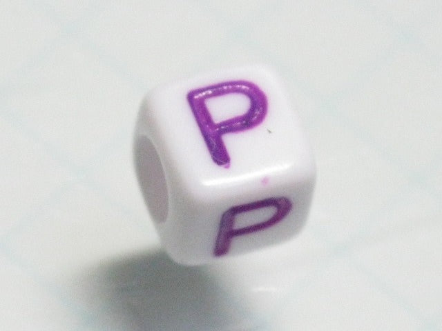 TOKO-BEADS P012-5-P Alphabet (P) 6mm P012-5-P アルファベット（P） 6mm Asian bead & African bead  Handmade,Lampeork,bead,asia,india,ethnic,parts,accessory,beads とんぼ玉,ビーズ,トンボ玉,アジア,インド,エスニック,手作り,パーツ,アクセサリー