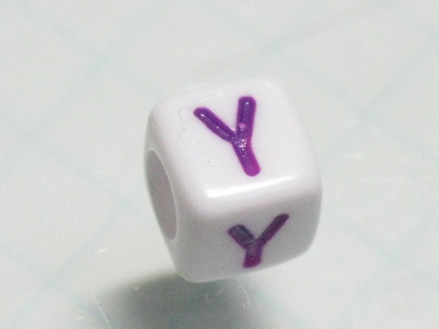 TOKO-BEADS P012-5-Y Alphabet (Y) 6mm P012-5-Y アルファベット（Y） 6mm Asian bead & African bead  Handmade,Lampeork,bead,asia,india,ethnic,parts,accessory,beads とんぼ玉,ビーズ,トンボ玉,アジア,インド,エスニック,手作り,パーツ,アクセサリー