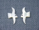 TOKO-BEADS PB005-38 Shell Charm (L&R pair) 12mm PB005-38 シェルチャーム（鳥　左右2個セット） 12mm Asian bead & African bead  Handmade,Lampeork,bead,asia,india,ethnic,parts,accessory,beads とんぼ玉,ビーズ,トンボ玉,アジア,インド,エスニック,手作り,パーツ,アクセサリー