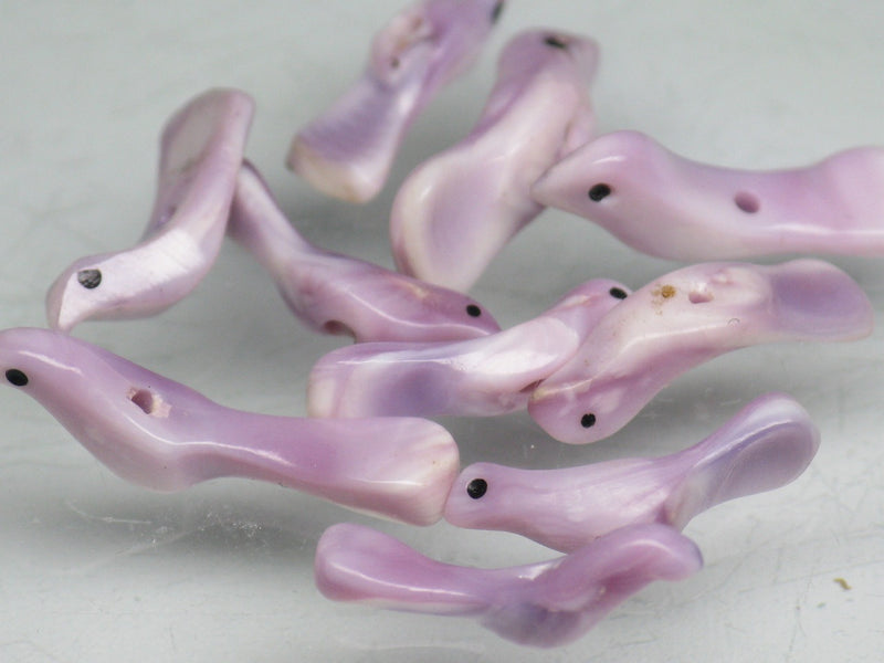 TOKO-BEADS PB005P-43 Shell Charm (10pcs) 12~15mm PB005P-43 シェルチャーム（鳥10個パック） 12~15mm Asian bead & African bead  Handmade,Lampeork,bead,asia,india,ethnic,parts,accessory,beads とんぼ玉,ビーズ,トンボ玉,アジア,インド,エスニック,手作り,パーツ,アクセサリー