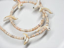 TOKO-BEADS | TOKO-BEADS |PB007-99N シェルビーズ2種ミックス（37cm連） 3~18mm | TOKO-BEADS |PB007-99N Mixed Shell bead (37cm strand) 3~18mm Asian bead & African bead  Handmade,Lampeork,bead,asia,india,ethnic,parts,accessory,beads とんぼ玉,ビーズ,トンボ玉,アジア,インド,エスニック,手作り,パーツ,アクセサリー