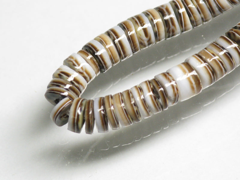TOKO-BEADS PB010-12 Shell bead (strand) 5mm PB010-12 ヒーシービーズ（連） 5mm Asian bead & African bead  Handmade,Lampeork,bead,asia,india,ethnic,parts,accessory,beads とんぼ玉,ビーズ,トンボ玉,アジア,インド,エスニック,手作り,パーツ,アクセサリー