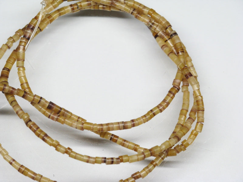 TOKO-BEADS PB011-05 Shell bead (strand) 3mm PB011-05 ヒーシービーズ（連） 3mm Asian bead & African bead  Handmade,Lampeork,bead,asia,india,ethnic,parts,accessory,beads とんぼ玉,ビーズ,トンボ玉,アジア,インド,エスニック,手作り,パーツ,アクセサリー