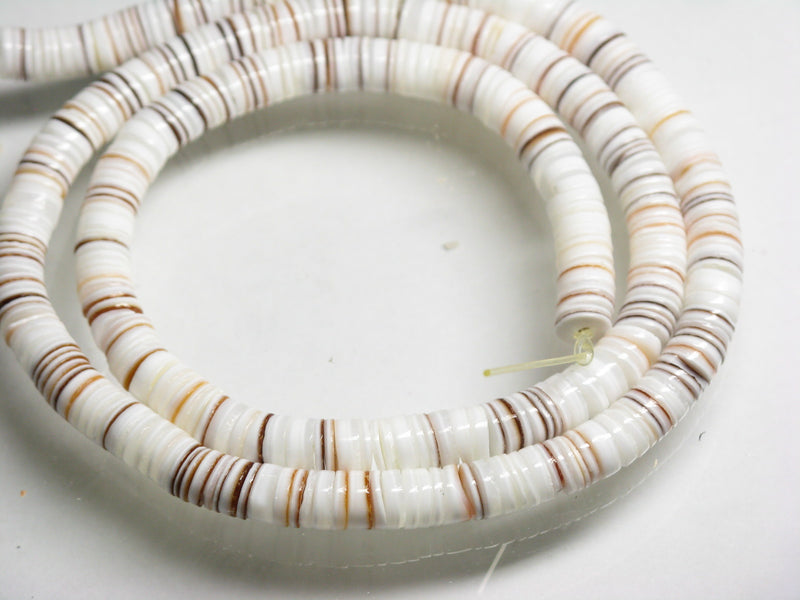 TOKO-BEADS PB011-13 Shell bead (strand) 5mm PB011-13 ヒーシービーズ（連） 5mm Asian bead & African bead  Handmade,Lampeork,bead,asia,india,ethnic,parts,accessory,beads とんぼ玉,ビーズ,トンボ玉,アジア,インド,エスニック,手作り,パーツ,アクセサリー
