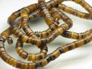 TOKO-BEADS PB011-42 Shell bead (strand) 4~5mm PB011-42 ヒーシービーズ（連） 4~5mm Asian bead & African bead  Handmade,Lampeork,bead,asia,india,ethnic,parts,accessory,beads とんぼ玉,ビーズ,トンボ玉,アジア,インド,エスニック,手作り,パーツ,アクセサリー
