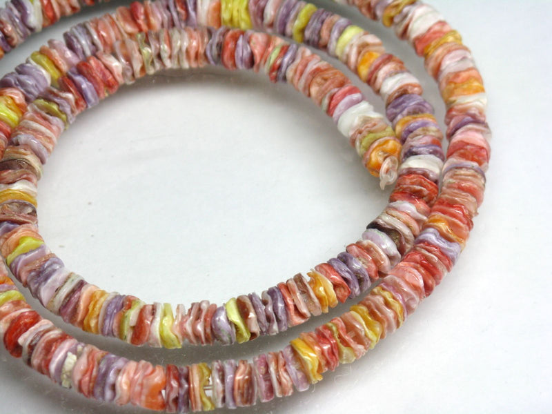 TOKO-BEADS PB011-44 Shell bead (strand) 4.5mm PB011-44 ヒーシービーズ（連） 4.5mm Asian bead & African bead  Handmade,Lampeork,bead,asia,india,ethnic,parts,accessory,beads とんぼ玉,ビーズ,トンボ玉,アジア,インド,エスニック,手作り,パーツ,アクセサリー