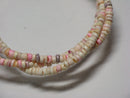 TOKO-BEADS PB011-45 Mixed colors shell bead (strand) 3mm PB011-45 ミックスカラーシェルプカレット（連） 3mm Asian bead & African bead  Handmade,Lampeork,bead,asia,india,ethnic,parts,accessory,beads とんぼ玉,ビーズ,トンボ玉,アジア,インド,エスニック,手作り,パーツ,アクセサリー