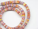 TOKO-BEADS PB011-46 Shell bead (strand) 6mm PB011-46 ヒーシービーズ（連） 6mm Asian bead & African bead  Handmade,Lampeork,bead,asia,india,ethnic,parts,accessory,beads とんぼ玉,ビーズ,トンボ玉,アジア,インド,エスニック,手作り,パーツ,アクセサリー