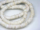 TOKO-BEADS PB014-02 Puka-Shell (strand) 5~6mm PB014-02 プカシェル（連） 5~6mm Asian bead & African bead  Handmade,Lampeork,bead,asia,india,ethnic,parts,accessory,beads とんぼ玉,ビーズ,トンボ玉,アジア,インド,エスニック,手作り,パーツ,アクセサリー