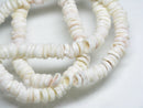 TOKO-BEADS PB014-03 Puka-Shell (strand) 6~6.5mm PB014-03 プカシェル（連） 6~6.5mm Asian bead & African bead  Handmade,Lampeork,bead,asia,india,ethnic,parts,accessory,beads とんぼ玉,ビーズ,トンボ玉,アジア,インド,エスニック,手作り,パーツ,アクセサリー