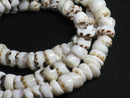TOKO-BEADS PB014-21 Puka-Shell (West Africa) 6~7mm PB014-21 プカシェル（西アフリカ） 6~7mm Asian bead & African bead  Handmade,Lampeork,bead,asia,india,ethnic,parts,accessory,beads とんぼ玉,ビーズ,トンボ玉,アジア,インド,エスニック,手作り,パーツ,アクセサリー