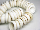 TOKO-BEADS PB014-25 Puka-Shell (strand) 26~33mm PB014-25 プカシェル（連） 26~33mm Asian bead & African bead  Handmade,Lampeork,bead,asia,india,ethnic,parts,accessory,beads とんぼ玉,ビーズ,トンボ玉,アジア,インド,エスニック,手作り,パーツ,アクセサリー