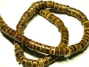 TOKO-BEADS PW001-10 Palm wood bead (strand) 8mm PW001-10 ココナッツビーズ（連） 8mm Asian bead & African bead  Handmade,Lampeork,bead,asia,india,ethnic,parts,accessory,beads とんぼ玉,ビーズ,トンボ玉,アジア,インド,エスニック,手作り,パーツ,アクセサリー
