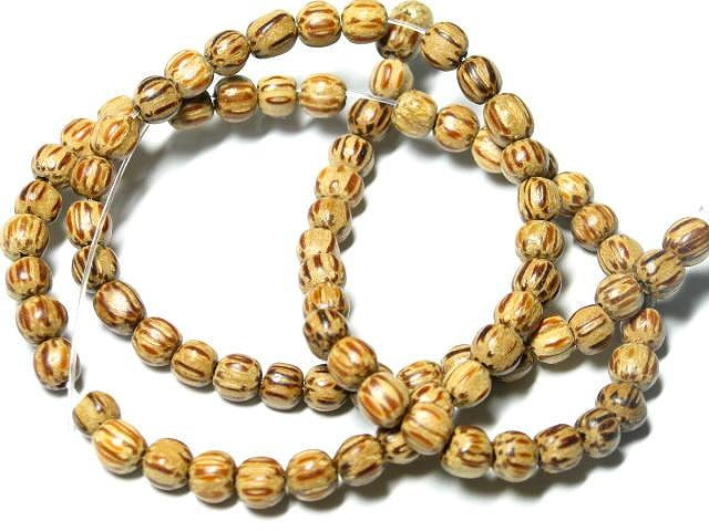 TOKO-BEADS PW002-14N Palm wood bead (strand) 5mm PW002-14N ココナッツビーズ（連） 5mm Asian bead & African bead  Handmade,Lampeork,bead,asia,india,ethnic,parts,accessory,beads とんぼ玉,ビーズ,トンボ玉,アジア,インド,エスニック,手作り,パーツ,アクセサリー