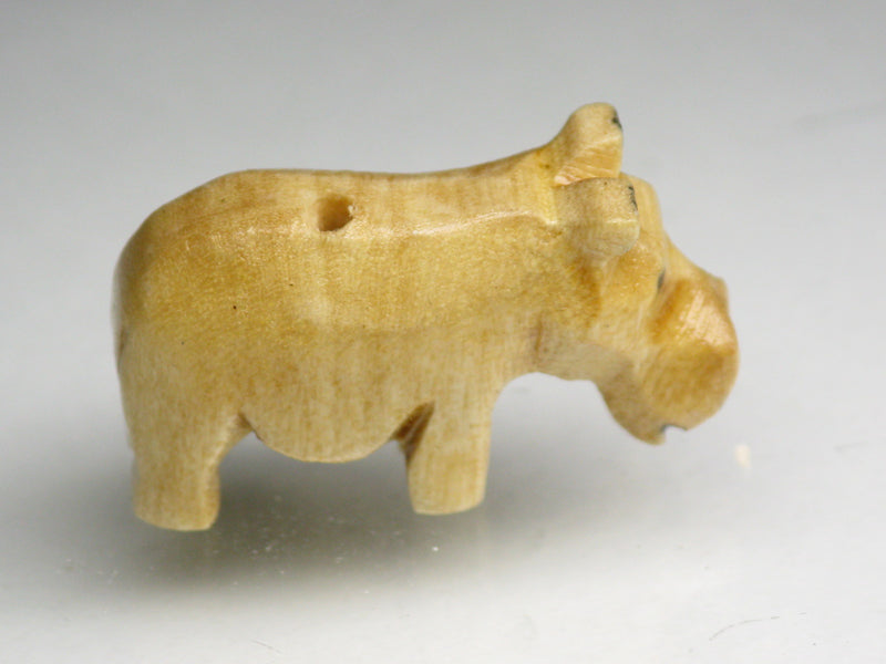 TOKO-BEADS PW002-29 Wooden Charm (Hippo) 24mm PW002-29 ウッドチャーム（かば） 24mm Asian bead & African bead  Handmade,Lampeork,bead,asia,india,ethnic,parts,accessory,beads とんぼ玉,ビーズ,トンボ玉,アジア,インド,エスニック,手作り,パーツ,アクセサリー