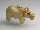 TOKO-BEADS PW002-33 Wooden Charm (Hippo with eyepin) 26mm PW002-33 ウッドチャーム（かば-9ピン付） 26mm Asian bead & African bead  Handmade,Lampeork,bead,asia,india,ethnic,parts,accessory,beads とんぼ玉,ビーズ,トンボ玉,アジア,インド,エスニック,手作り,パーツ,アクセサリー