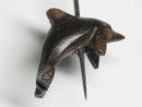 TOKO-BEADS PW002-49 Wooden Charm 22mm PW002-49 ウッドチャーム（いるか） 22mm Asian bead & African bead  Handmade,Lampeork,bead,asia,india,ethnic,parts,accessory,beads とんぼ玉,ビーズ,トンボ玉,アジア,インド,エスニック,手作り,パーツ,アクセサリー