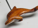TOKO-BEADS PW002-50 Wooden Charm 27mm PW002-50 ウッドチャーム（いるか） 27mm Asian bead & African bead  Handmade,Lampeork,bead,asia,india,ethnic,parts,accessory,beads とんぼ玉,ビーズ,トンボ玉,アジア,インド,エスニック,手作り,パーツ,アクセサリー