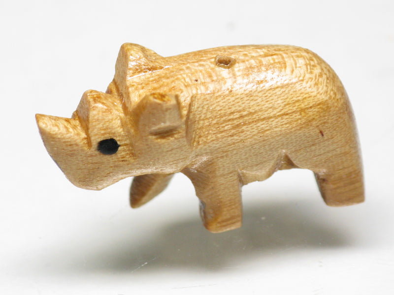 TOKO-BEADS PW002-88P Wooden Charm (Rhino 10pcs) 25mm PW002-88P ウッドチャーム（さい）（10個パック） 25mm Asian bead & African bead  Handmade,Lampeork,bead,asia,india,ethnic,parts,accessory,beads とんぼ玉,ビーズ,トンボ玉,アジア,インド,エスニック,手作り,パーツ,アクセサリー