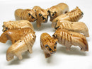 TOKO-BEADS PW002-89P Wooden Charm (Lion 10pcs) 26mm PW002-89P ウッドチャーム（らいおん）（10個パック） 26mm Asian bead & African bead  Handmade,Lampeork,bead,asia,india,ethnic,parts,accessory,beads とんぼ玉,ビーズ,トンボ玉,アジア,インド,エスニック,手作り,パーツ,アクセサリー