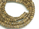 TOKO-BEADS PW003-02N Palm wood bead (strand) 5mm PW003-02N ココナッツビーズ（連） 5mm Asian bead & African bead  Handmade,Lampeork,bead,asia,india,ethnic,parts,accessory,beads とんぼ玉,ビーズ,トンボ玉,アジア,インド,エスニック,手作り,パーツ,アクセサリー