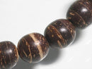 TOKO-BEADS PW004-02N Palm wood bead (strand) 10mm PW004-02N ココナッツビーズ（連） 10mm Asian bead & African bead  Handmade,Lampeork,bead,asia,india,ethnic,parts,accessory,beads とんぼ玉,ビーズ,トンボ玉,アジア,インド,エスニック,手作り,パーツ,アクセサリー