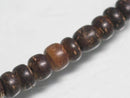 TOKO-BEADS PW004-11N Palm wood bead (strand) 5mm PW004-11N ココナッツビーズ（連） 5mm Asian bead & African bead  Handmade,Lampeork,bead,asia,india,ethnic,parts,accessory,beads とんぼ玉,ビーズ,トンボ玉,アジア,インド,エスニック,手作り,パーツ,アクセサリー