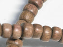 TOKO-BEADS PW005-03N Wooden bead (strand) 6mm PW005-03N ウッドビーズ（連） 6mm Asian bead & African bead  Handmade,Lampeork,bead,asia,india,ethnic,parts,accessory,beads とんぼ玉,ビーズ,トンボ玉,アジア,インド,エスニック,手作り,パーツ,アクセサリー