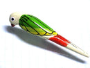 TOKO-BEADS PW006-09 Wooden Charm 55mm PW006-09 ウッドチャーム（オウム） 55mm Asian bead & African bead  Handmade,Lampeork,bead,asia,india,ethnic,parts,accessory,beads とんぼ玉,ビーズ,トンボ玉,アジア,インド,エスニック,手作り,パーツ,アクセサリー