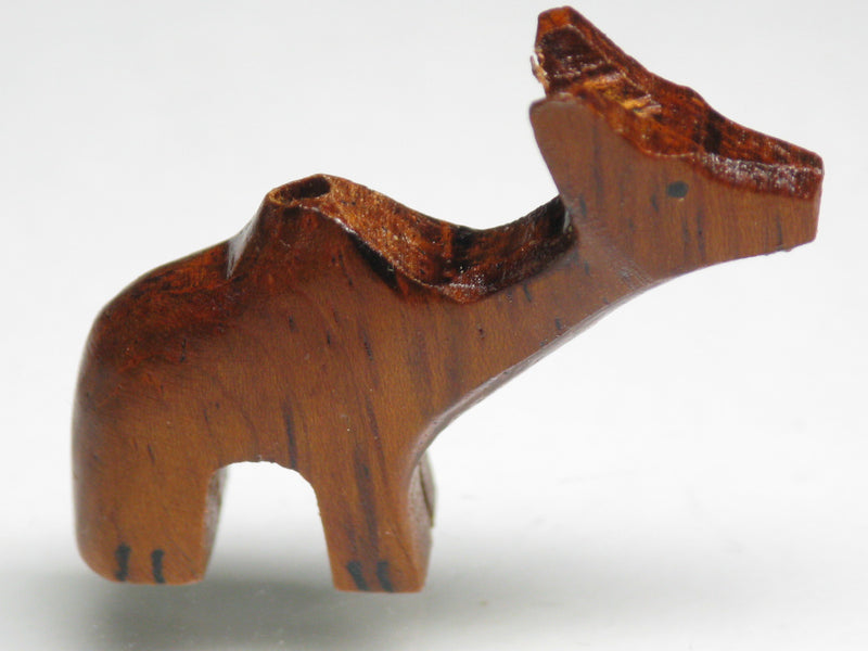 TOKO-BEADS PW006-12S Wooden Charm (Camel) 32mm PW006-12S ウッドチャーム（ラクダ） 32mm Asian bead & African bead  Handmade,Lampeork,bead,asia,india,ethnic,parts,accessory,beads とんぼ玉,ビーズ,トンボ玉,アジア,インド,エスニック,手作り,パーツ,アクセサリー