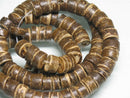 TOKO-BEADS PW202-17N Palmtree Seed bead (strand) 8mm PW202-17N ココナッツシードビーズ（連） 8mm Asian bead & African bead  Handmade,Lampeork,bead,asia,india,ethnic,parts,accessory,beads とんぼ玉,ビーズ,トンボ玉,アジア,インド,エスニック,手作り,パーツ,アクセサリー