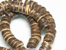 TOKO-BEADS PW202-18N Palmtree Seed bead (strand) 10mm PW202-18N ココナッツシードビーズ（連） 10mm Asian bead & African bead  Handmade,Lampeork,bead,asia,india,ethnic,parts,accessory,beads とんぼ玉,ビーズ,トンボ玉,アジア,インド,エスニック,手作り,パーツ,アクセサリー