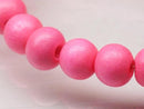TOKO-BEADS PW210-10N Wooden bead (strand) 6~7mm PW210-10N ウッドビーズ（連） 6~7mm Asian bead & African bead  Handmade,Lampeork,bead,asia,india,ethnic,parts,accessory,beads とんぼ玉,ビーズ,トンボ玉,アジア,インド,エスニック,手作り,パーツ,アクセサリー