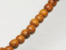 TOKO-BEADS PW301-01N Wooden bead (strand) 3mm PW301-01N ウッドビーズ（連） 3mm Asian bead & African bead  Handmade,Lampeork,bead,asia,india,ethnic,parts,accessory,beads とんぼ玉,ビーズ,トンボ玉,アジア,インド,エスニック,手作り,パーツ,アクセサリー